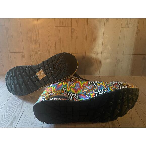 Skechers x Jen Stark Multicolor Psychedelic Art Sneakers Women’s 11 - Picture 3 of 9